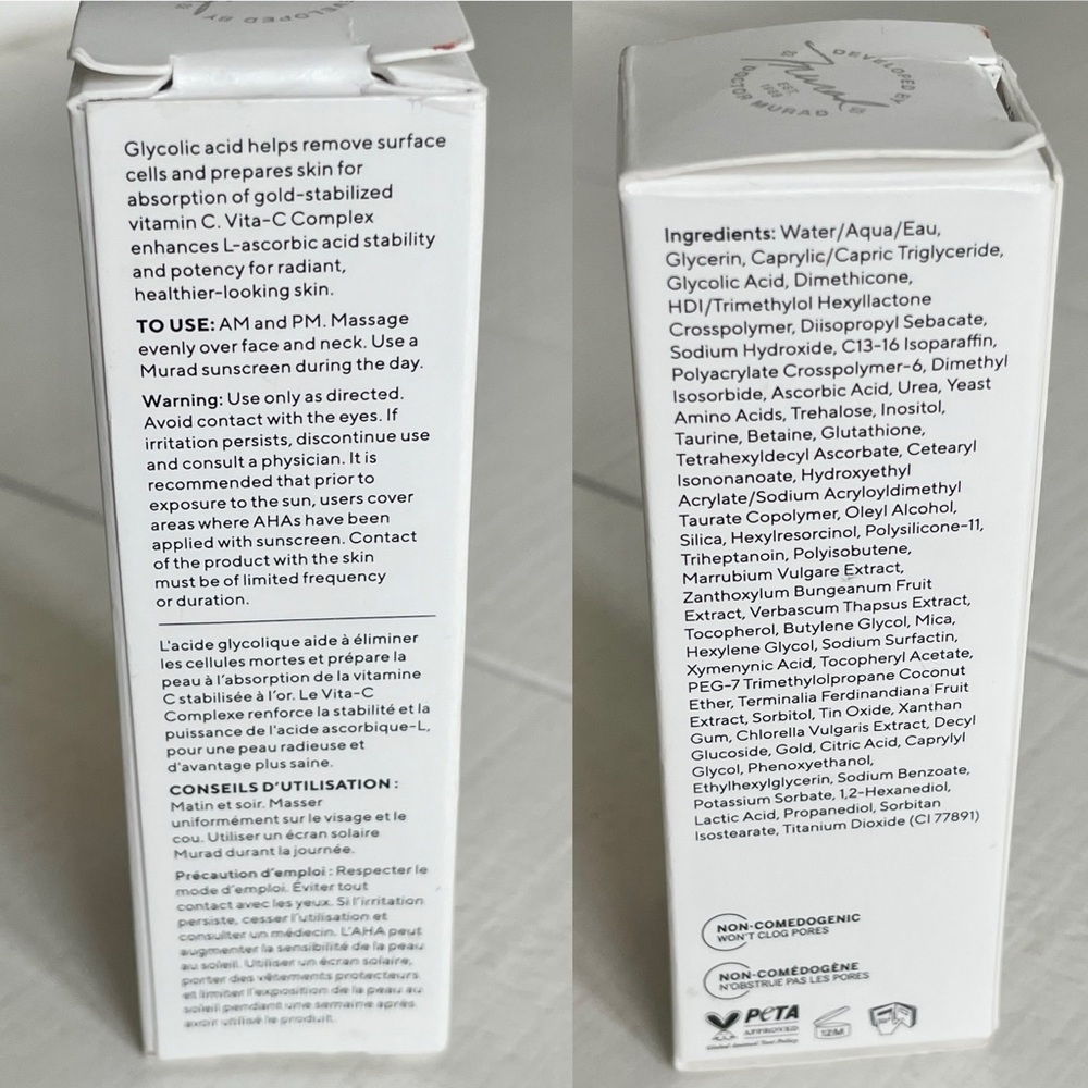 Murad Environmental Shield Vita-C Glycolic Serum Travel Size 0.33 fl oz - Picture 3 of 11